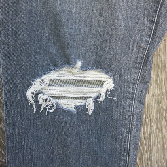 UNIVERSAL THREAD Jeans Vintage Straight Size 12/31R Women Distressed Gray - Picture 6 of 14